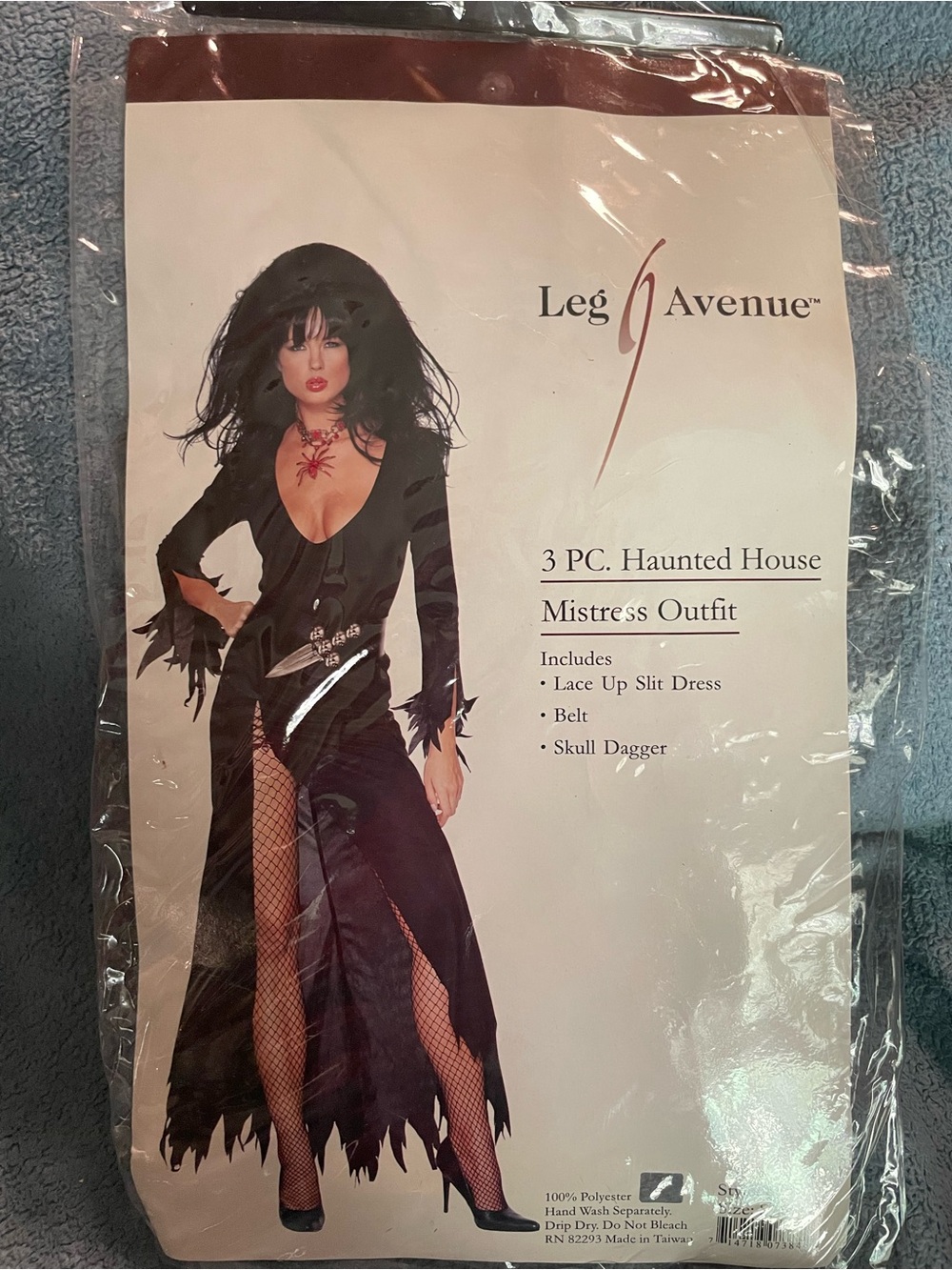 Leg Avenue Black 3-Piece Haunted House Mistress Outfit